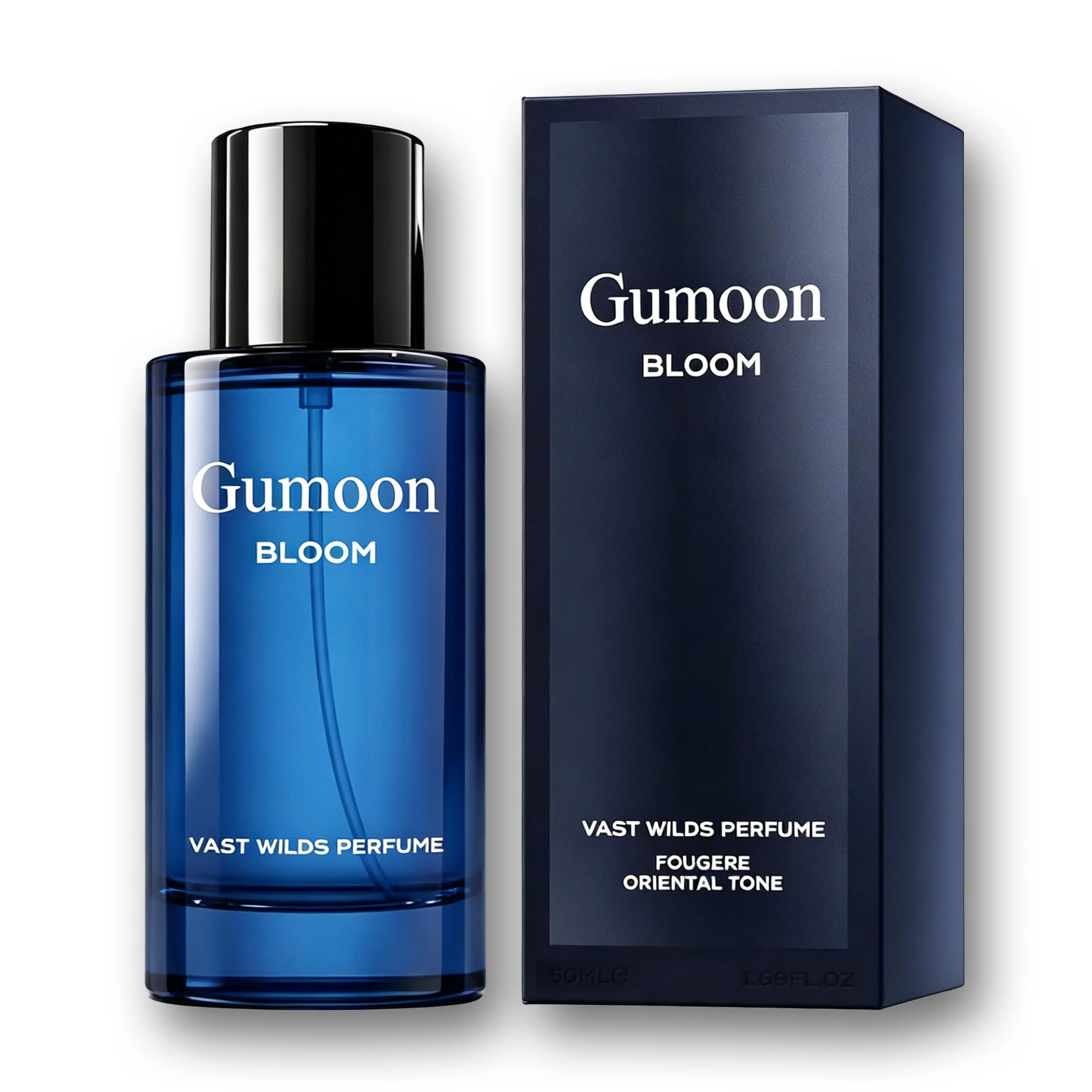 Gumoon Vast Wilds Unisex Eau De Parfum 50ml - Bergamot Top Lavender Mix Cedarwood Base Aromatic Aquatic Arabian Fragrance - Long Lasting Intense Luxury for Men and Women - Premium Gift - Fouguere Oriental Tone Bloom