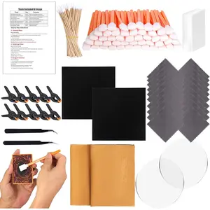 238 count Card Cleaning Kit, Trading Card Cleaning Kit &  Card Flattening Kit, TCG Card Care and Repair Tool Accessories for Card Collector with User Manual