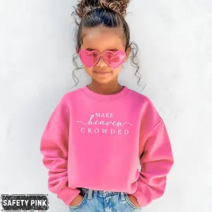 Make Heaven Crowded Youth Christian Youth T-shirt, Sweatshirt Unisex Youth Size XS-XL