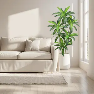 Garvee 5Ft Artificial Brazilian Wood Tree, Artificial Trees for Home Decor Indoor Outdoor, Tall Faux Plants for Bedroom Office Entryway Living Room