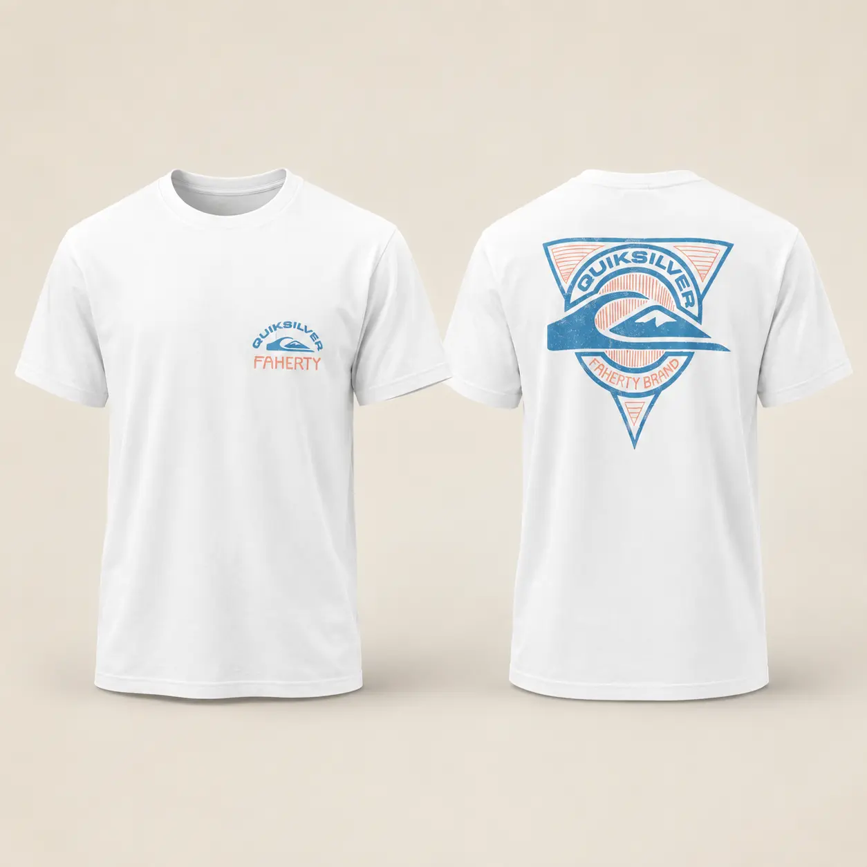 Quiksilver Faherty T-Shirt, Vintage Surf Graphic Tee, Retro Beach Shirt, Surfer Gift for Men, Coastal Summer Surfwear, Shirt for Men