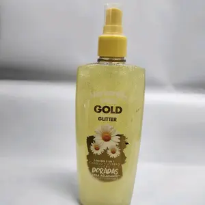 Grisi Manzanilla Hair Lotion Gold Glitter Chamomile Detangling Spray with Natural Chamomile Extract for Golden Highlights 250ml