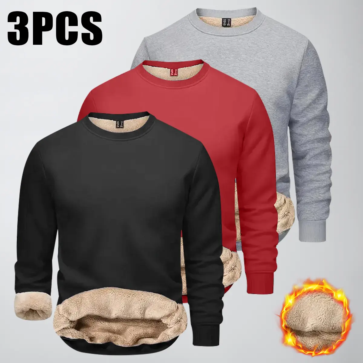 Black + Red + Light Gray