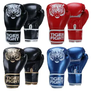 Tiger Fight Professional Boxing Gloves for Men & Women - Thickened Inner Container, Palm & Wrist One-Piece Molding, Training Gloves for Boxing, Muay Thai, Kickboxing, MMA