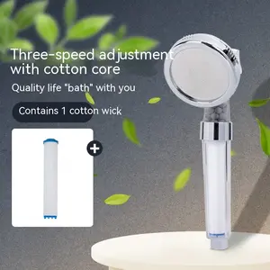 Three-speed Anion Supercharged Filtering Shower Head Nozzle