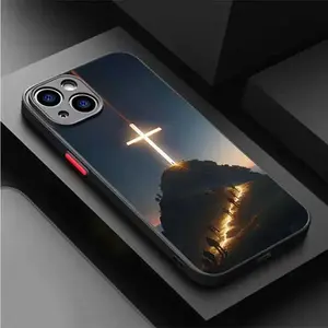 Verse of The Christian Bible Jesus Phone Case for IPhone 16 15 14 13 12 11 Pro Max Luxury Shockproof Protection Smartphone CoverSuitable for Samsung S24
