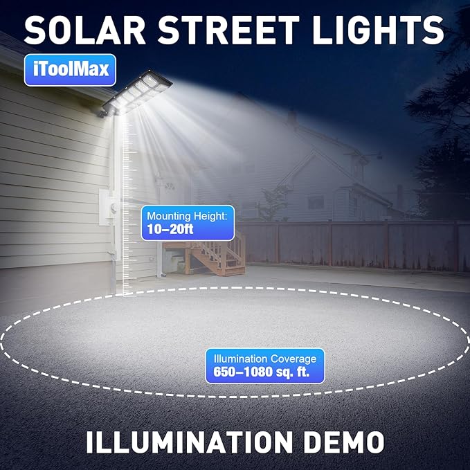 Solar-powered LED high-intensity sensor street lamps, energy-saving wide-angle lighting street lamps, solar garden lights, sensor street lamps for outdoor lighting. Suitable for outdoor courtyards, gardens, fences, porch paths, and parks