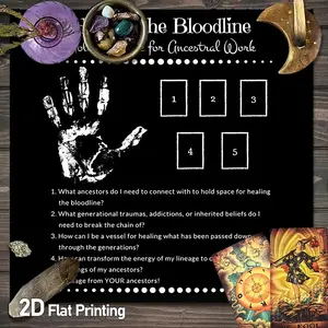 Tarot Card Array Altar Cloth, Spiritual Guidance System Table Cover, and Square Gaming Tablecloth, Perfect Gift for Festivals