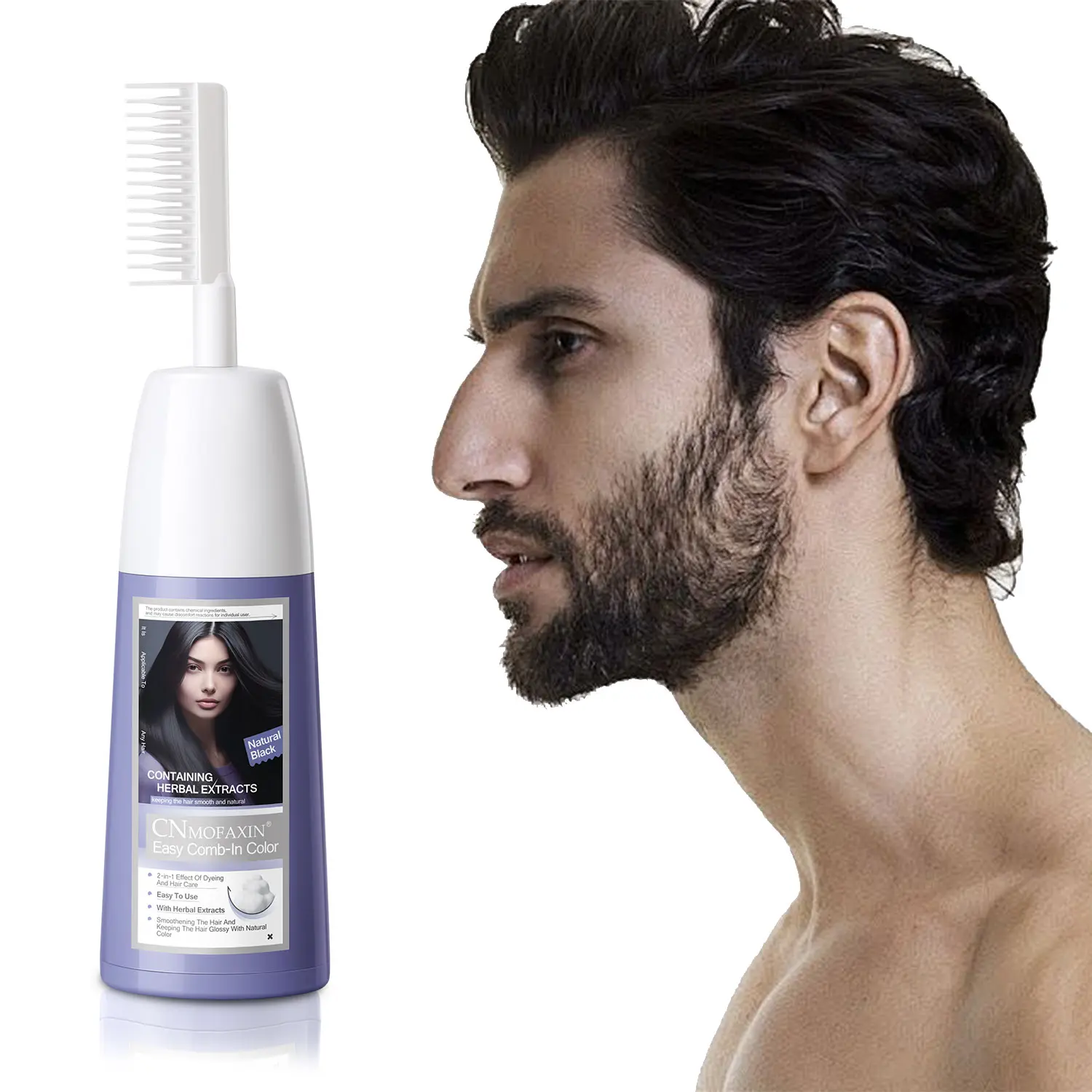 Excellent Easy Comb Hair Dye (Natural Black)