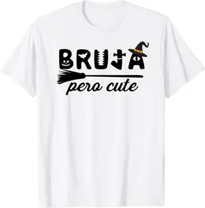 Bruja Pero Cute Spanish Witch T-Shirt - Feliciabr Shop 94B07YLJNKYK