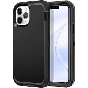 Entronix Case Compatible with iPhone 12/12 Pro - Triple-Layer Heavy Duty Protection