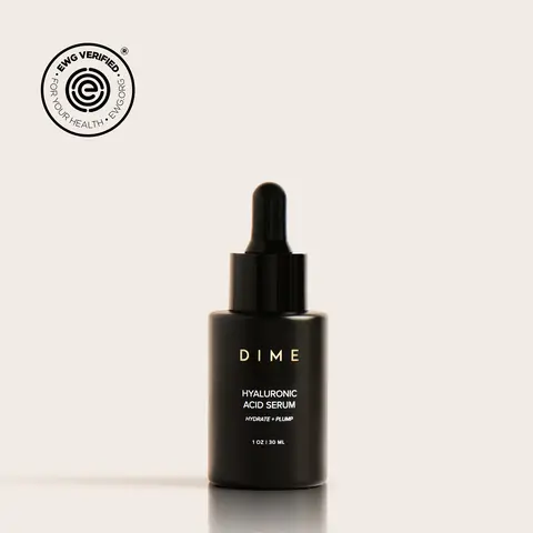 DIME Hyaluronic Acid Serum - Moisturizing serum for Hydrating & Smoothing Skin, 1 oz / 30 ml