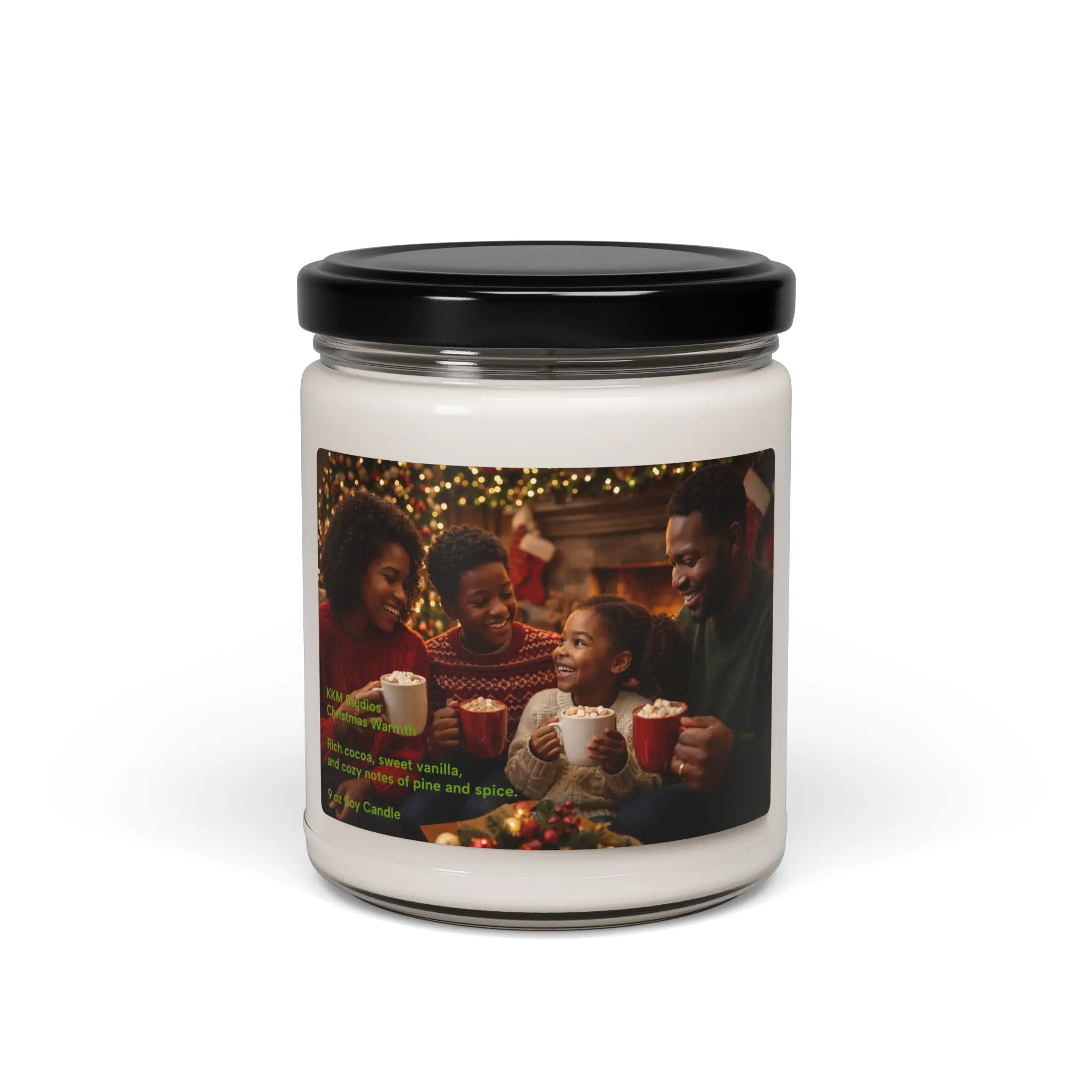 Cozy Family Hot Cocoa Candle 9oz Soy Candle | Holiday Winter Scent