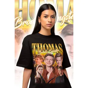 Thomas Brodie Sangster Retro 90s Tee Shirt. Funny T-shirt, Character Movie Shirt, Gifts For Her, Daughter, Wife, Mom
