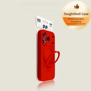 IP17PROMAX Precision Liquid Silicone Skin Feel Magnetic Stand AI Integrated Button Compatible with IP16/15/14/13 Phone Case