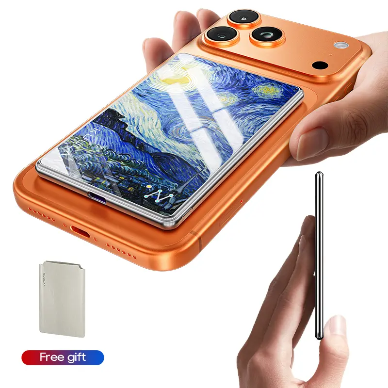 KUULAA Magnetic Power Bank - 0.26in Thin 5000mAh Dual-Glass Rechargeable Battery Pack, Wireless PD Fast Charging MagSafe Accessory, Pocket-Sized 5V3A USB-C Port Charger for iPhone 17/16/15/14/13/12 Series, Free Gift Included, Rechargeable Battery Packs, 5