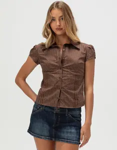 RSQ Womens Button Up Shirt