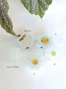 Flower Phone Grip | Daisy Phone Holder | Floral Phone Accessories | Cute Phone Stands | Cute Flower Phone Ring Plastic Smartphone Cellphone