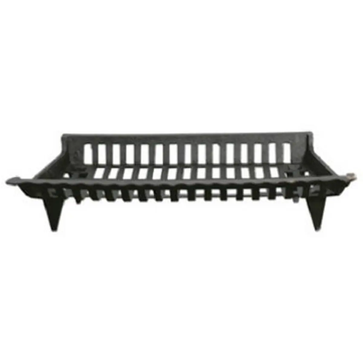 212 MAIN CG30 Black Cast-Iron Fireplace Grate, 30x15x6in Rectangular Fire Pit Accessory, Durable Home Supply