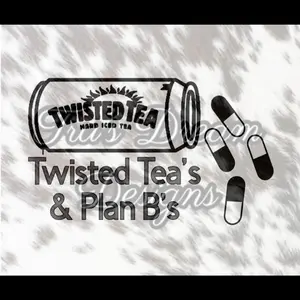 Twisted Tea’s & Plan B’s Sticker 10x6