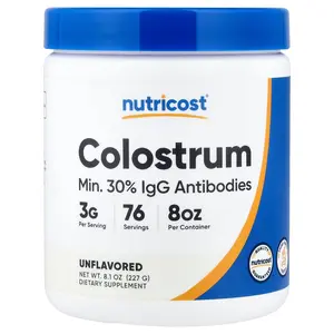 Nutricost Colostrum, Unflavored, 8.1 oz (227 g)
