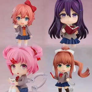 Nendoroid Doki Doki Literature Club 2283 2250 Figure Sayori Yuri Natsuki Monika Anime Collectible Desktop Decoration Model Toy