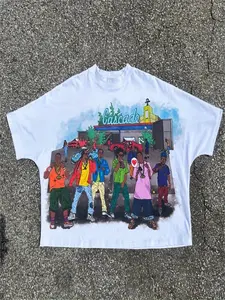 Y2K Pattern Printing 100% Cotton Soft And Comfortable Leisure T-Shirt for Men And Women Graphic T-Shirt Men Women Short Sleeve Cotton Tees Hip Hop Retro Y2k Tops Summer Streetwear