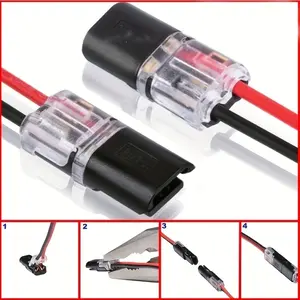 H Type Connector, No Stripping Solder Quick Wire Terminal, Dual Line Splice Connector, Model Xinghao D2, Ca Prop 65 Compliant