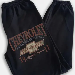 Chevrolet American Classic Sweatpants,  Unisex Cotton Fleece Joggers, Comfortable All-Season Fit, Casual Streetwear Pants, Trending 2026, Gift For Him, Gift For Her. Q