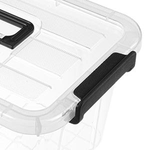 Plastic Storage Bins with Lids 6 Pack Storage Organizer, 7 Quart Stackable Storage Bins with Buckle-Up Latches and Handle Storage totes easy for Home Office Pantry Organization, Clear Lids Plastic Storage Bins with Lids 6 Pack Storage Organizer, 7 Quart Stackable Storage Bins with Buckle-Up Latches and Handle Storage totes easy for Home Office Pantry Organization, Clear Lids