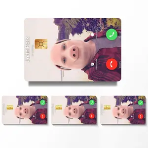 Funny Credit Card Skin Sticker, 4 Counts/set Ultra-thin Waterproof & Scratch Resistant Credit Card Skin Sticker, Personalized Bank Card Decorative Sticker, Funny Stickers