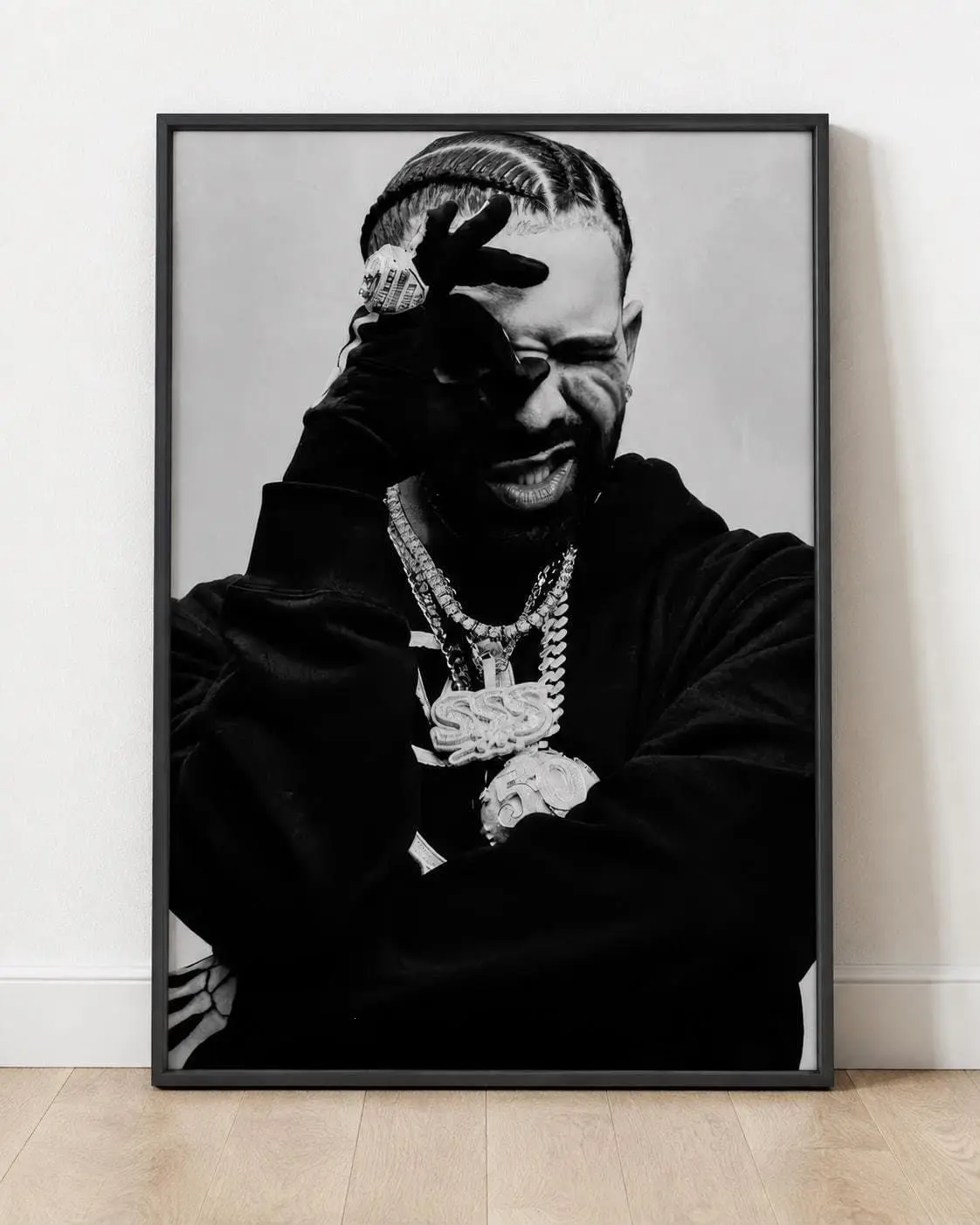 [FREE SHIP] Drake Poster, Hip Hop Music Wall Art Print, Unframed Poster Print, Rap Fan Gift, Aesthetic Dorm Home Decor, Modern Printable Wall Art