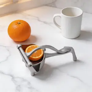 Stainless Steel Manual Lemon Squeezer, Hand Press Juicer for Kitchen Fruit Juicing