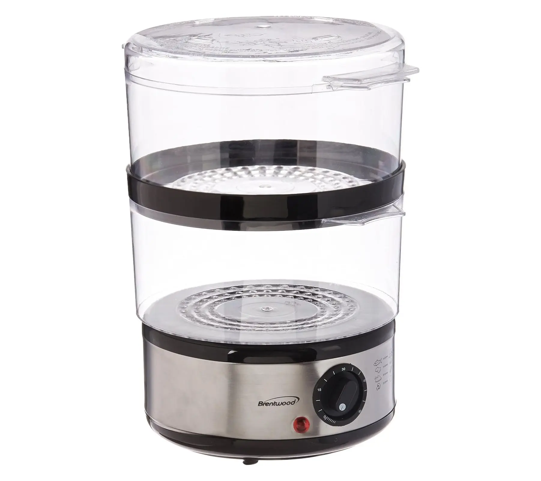 Brentwood 2-Tier Stainless Steel Food Steamer Brentwood 2-Tier Stainless Steel Food Steamer