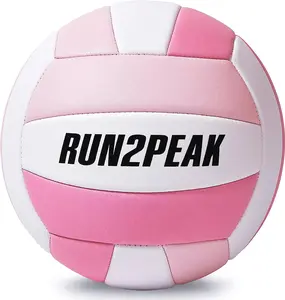 Durable Soft Touch Volleyball - Official Size 5 - Perfect Gift for Teen Girls, Kids, Youth, Beginners - Suitable for Outdoor, Indoor, Beach, Pool, and Water Play - Ideal for Training and Practice