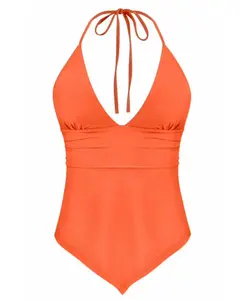 Jazmin Halter Top (Orange)