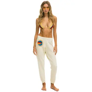 AVIATOR NATION MANHATTAN BEACH SWEATPANTS - VINTAGE WHITE