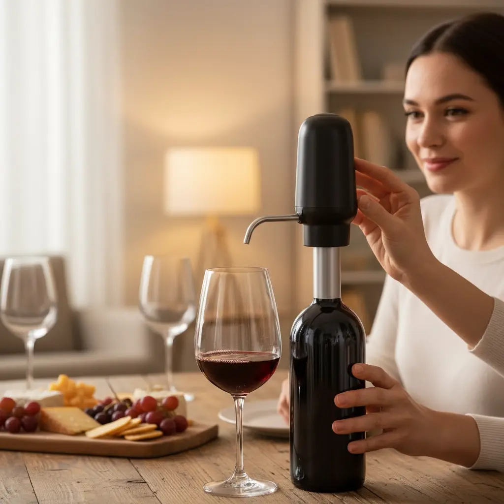 Electric Wine Decanter & Automatic Pourer | Modern Home Bar Essential