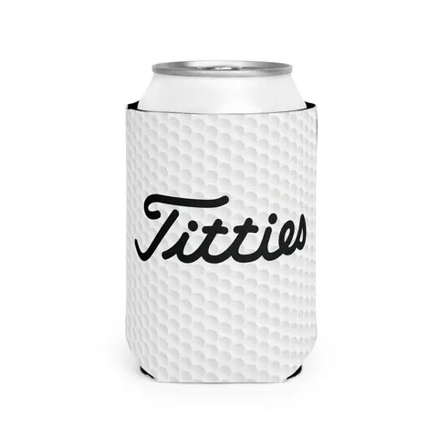 I Love Titties Golf Beer Can sleeve beer Can Cup Drink Drinkware Holder Mug Tumbler Bottles Golf Trip Golfer Golfing Beach Cup Holder mens White party