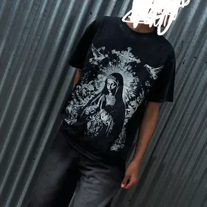 Men's Retro Washed Denim Shorts, Casual Comfy Regular Fit Shorts for Summer, Fashion Men's Bottoms for Daily Wear