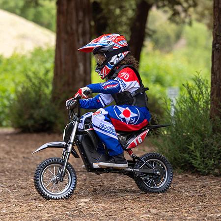 Hiboy DK1 36V Electric Bike,300W Electric Bike - Up to 15.5MPH & 13.7 Miles Long-Range,3-Speed Modes EBike for Kids Ages 3-10