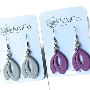 Polymer clay earrings