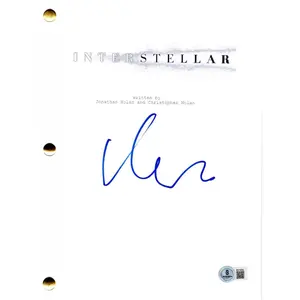Matt Damon Authentic Autographed Interstellar Script