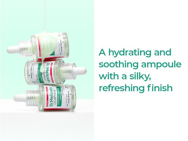 [Dr.Melaxin] Cicapyrin Calming Ampoule | Soothing, Cooling, Cica-Exosome | Korean Cosmetics | 1.01 fl. oz.