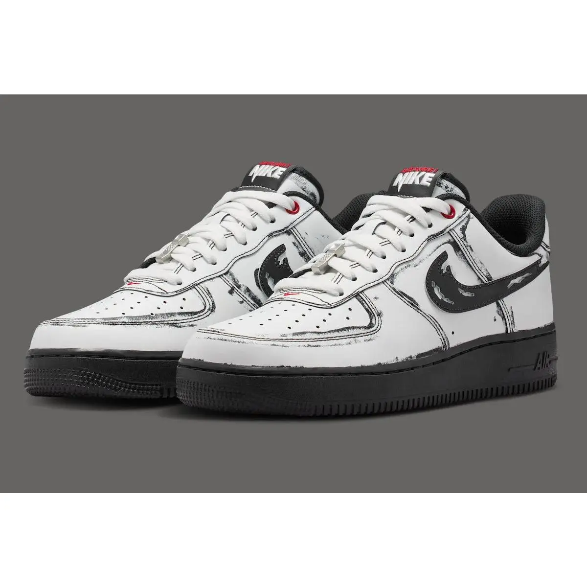 NIKE Men's Air Force 1 Low "Ghostface" Halloween IV6350-121 Casual Sports Shoes, Trainer Footwear, Fashion Athletic Sneakers (New)