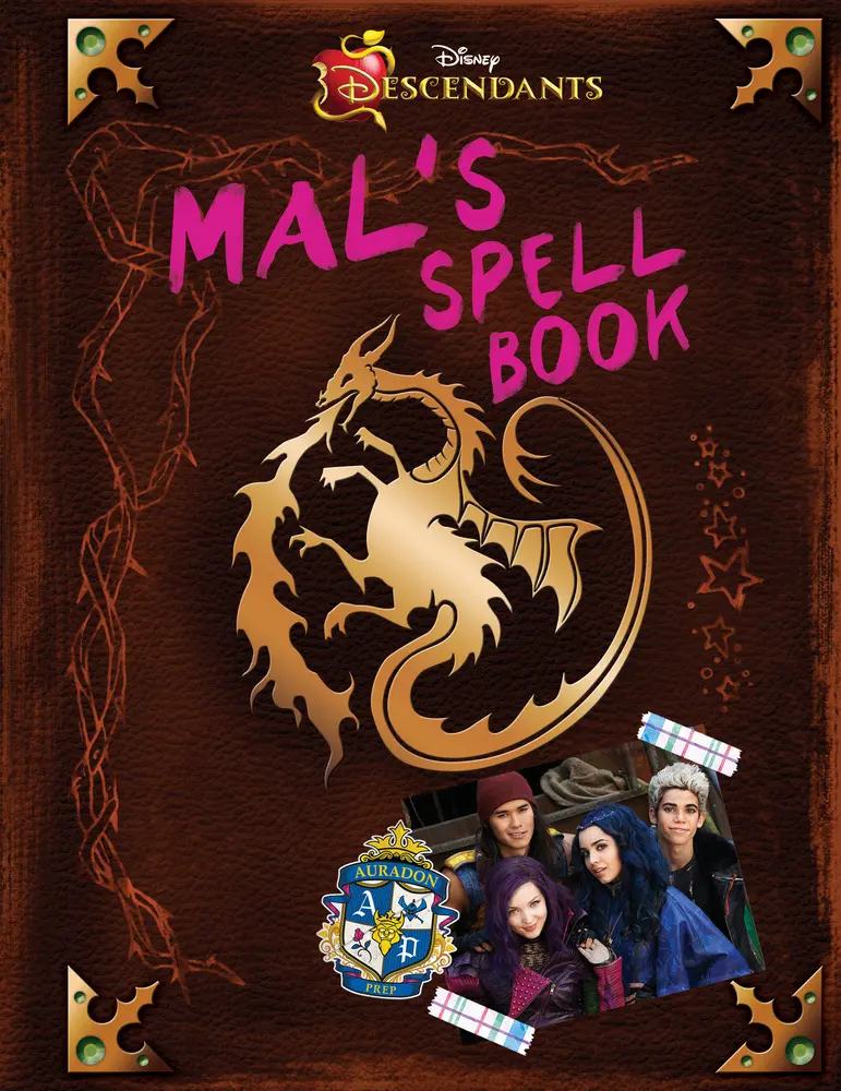 USED Book - Descendants: Mal's Spell Book by Disney Books (Hardcover) - english