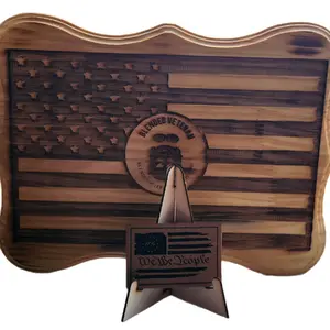 Specialty American Flag Leather patches