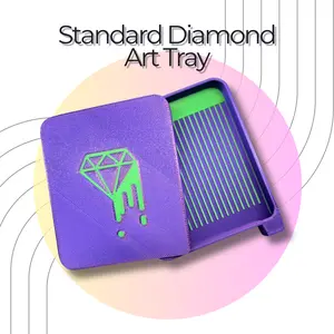 Diamond Art Tray with Lid- Melt- Standard Size