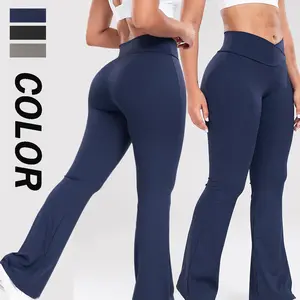Flare Leggings for Women-Bootcut Yoga Pants for Women High Waisted Workout Bootleg Work Pants Dress Pants