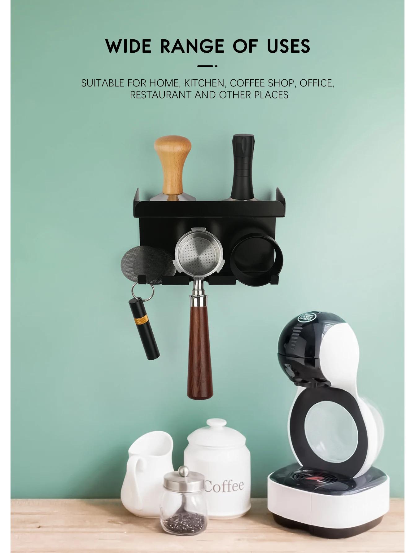 Coffee Tamping Station All in One Coffee Tools Holder Coffee Tamping Station Hammer Hanger Storage Rack For Home Restaurant Cafe Coffee Tamping Station All in One Coffee Tools Holder Coffee Tamping Station Hammer Hanger Storage Rack For Home Restaurant Cafe